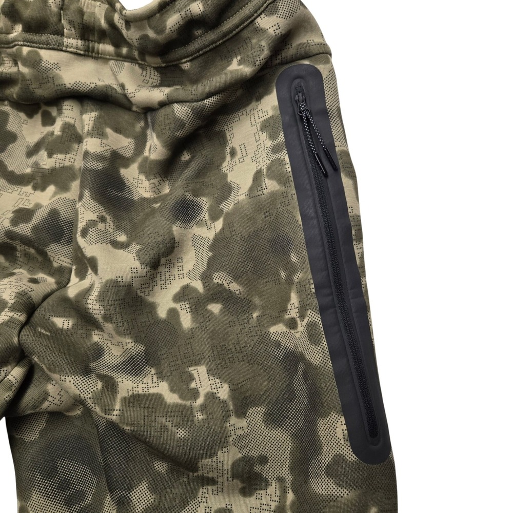 Nike Tech Fleece Mens Small Camo Sweatpants‎ Olive Green Digital Camo II1324-276 - Picture 7 of 15